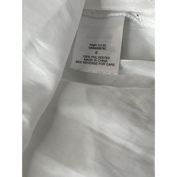 Knit Works Girls 6 Silver Sequin Party Dress Ruffle Chiffon Layered Skirt - Picture 4 of 8